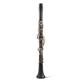 backun-a-clarinet-CG-carbon-grenadilla-silver-with-gold-posts-front