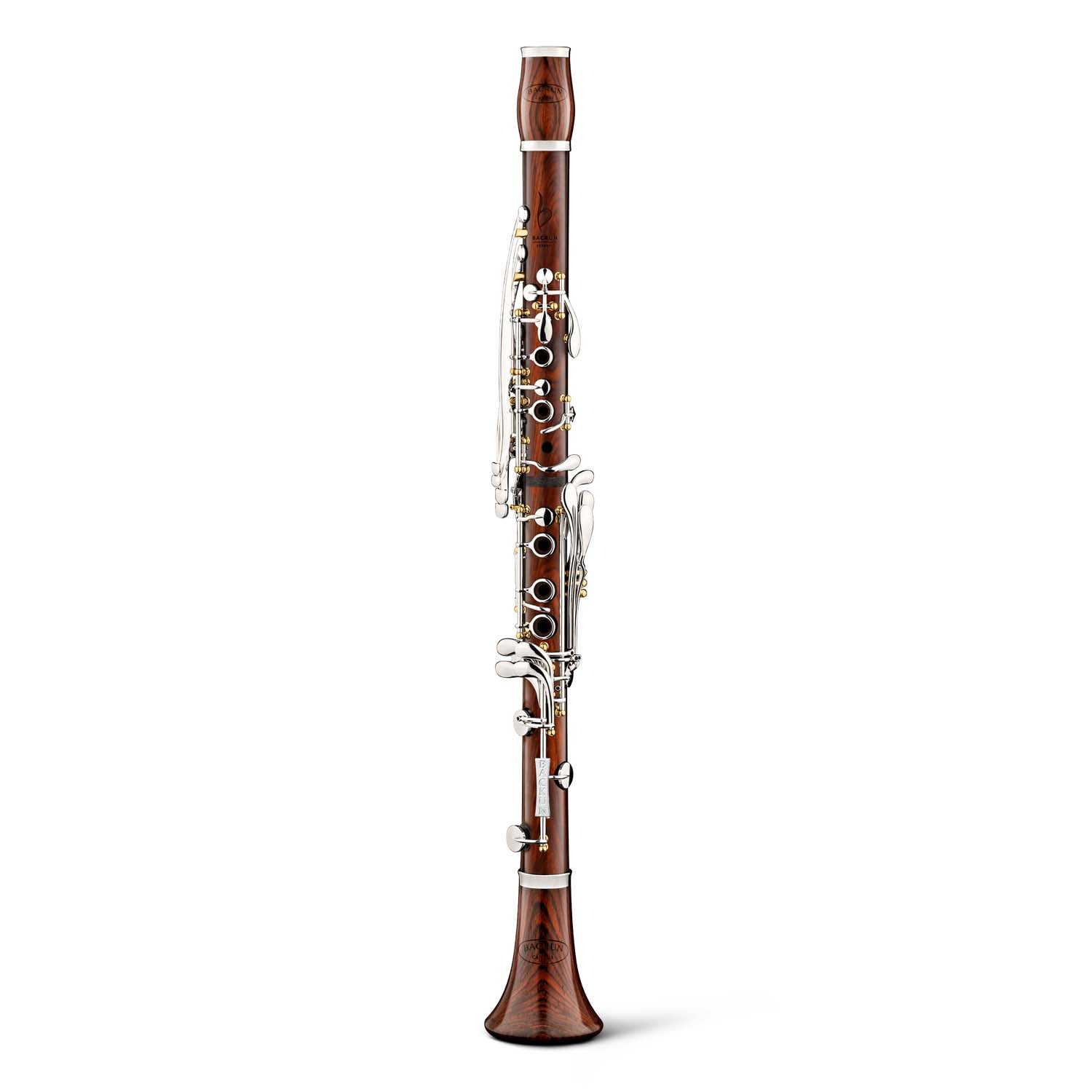 backun-a-clarinet-essence-cocobolo-silver-with-gold-posts-front