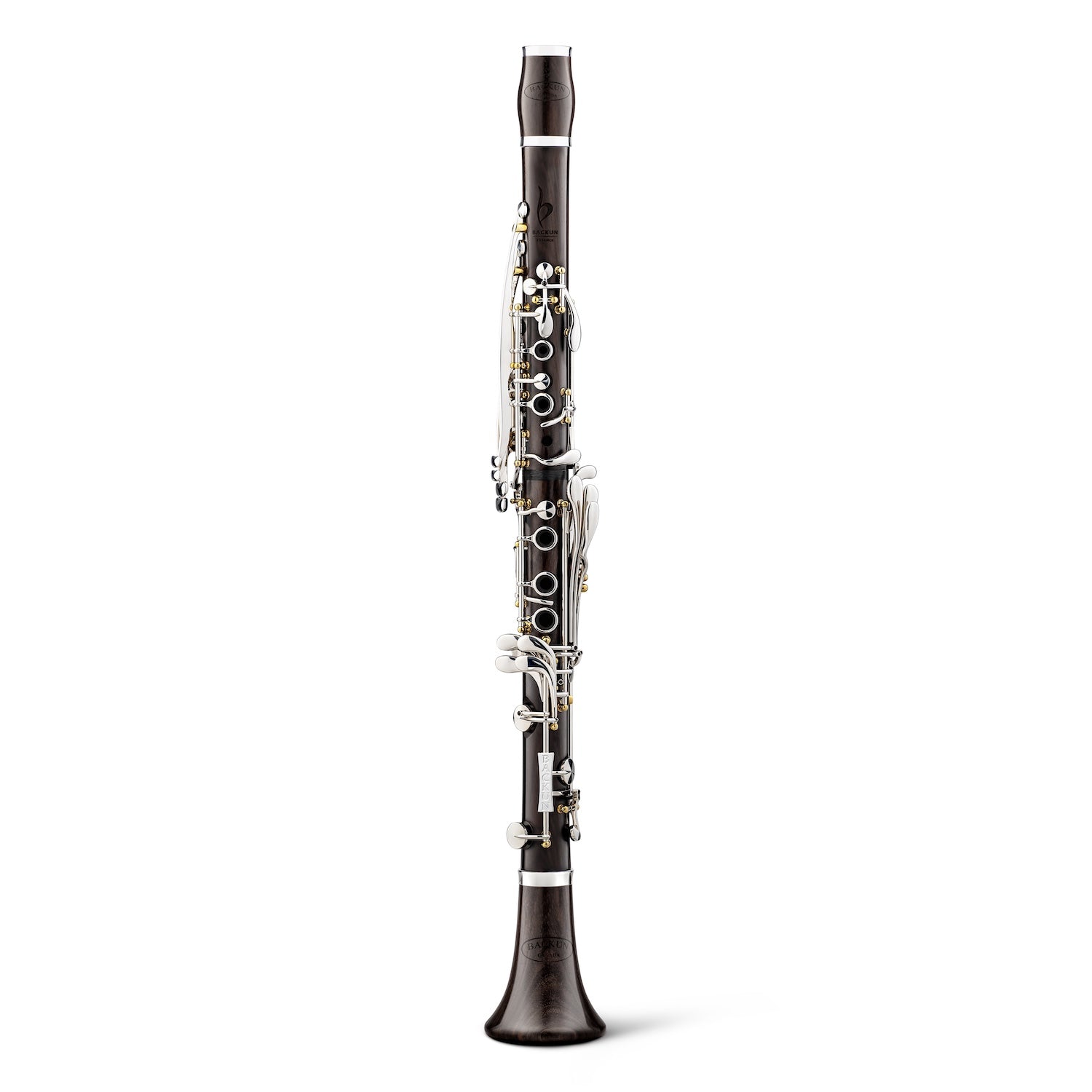 backun-a-clarinet-essence-grenadilla-f-vent-silver-with-gold-posts-front