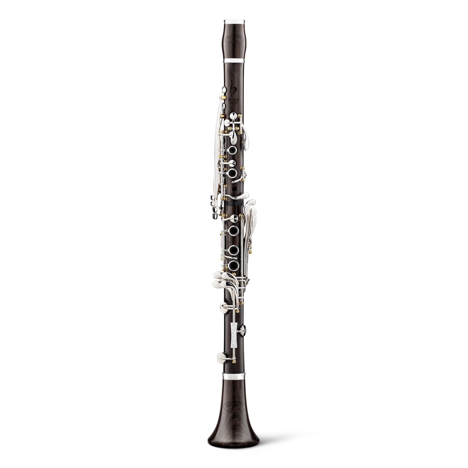 backun-a-clarinet-essence-grenadilla-silver-with-gold-posts-front
