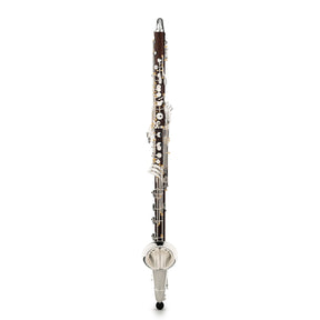 backun-bass-clarinet-Q-series-cocobolo-silver-with-gold-posts-front