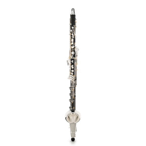 backun-bass-clarinet-Q-series-grenadilla-silver-with-gold-posts-front