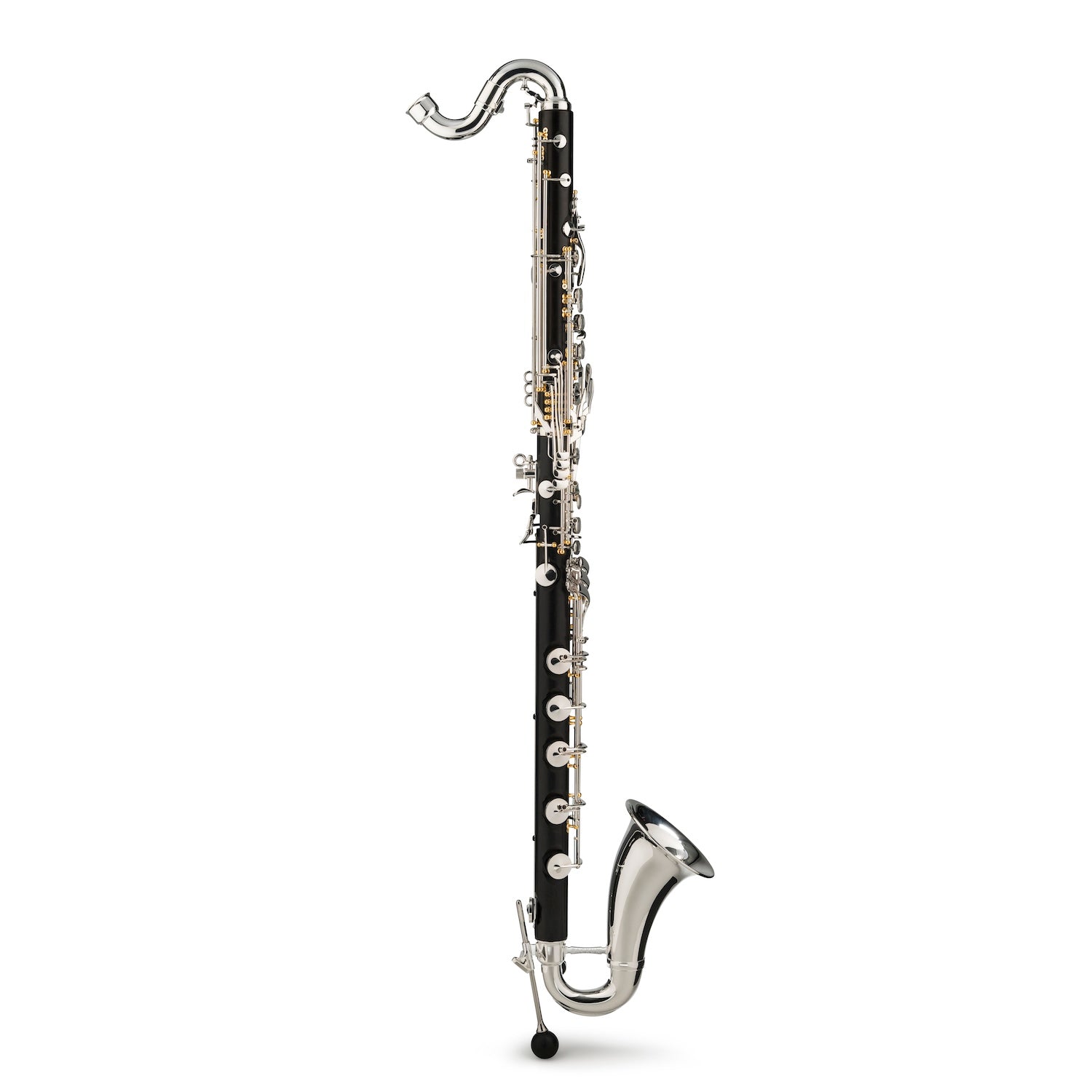 backun-bass-clarinet-Q-series-grenadilla-silver-with-gold-posts-side-2