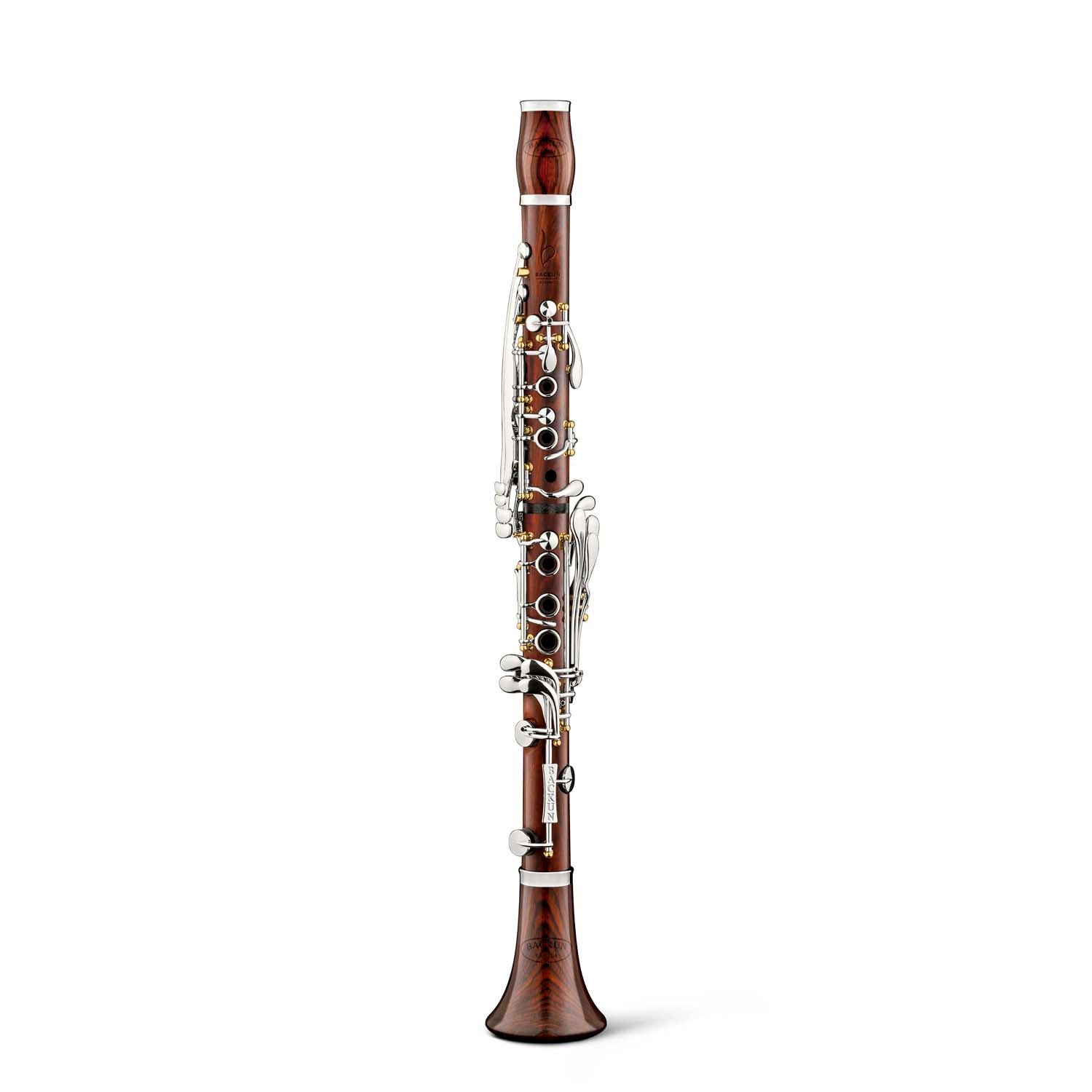 backun-bb-clarinet-essence-cocobolo-silver-with-gold-posts-front