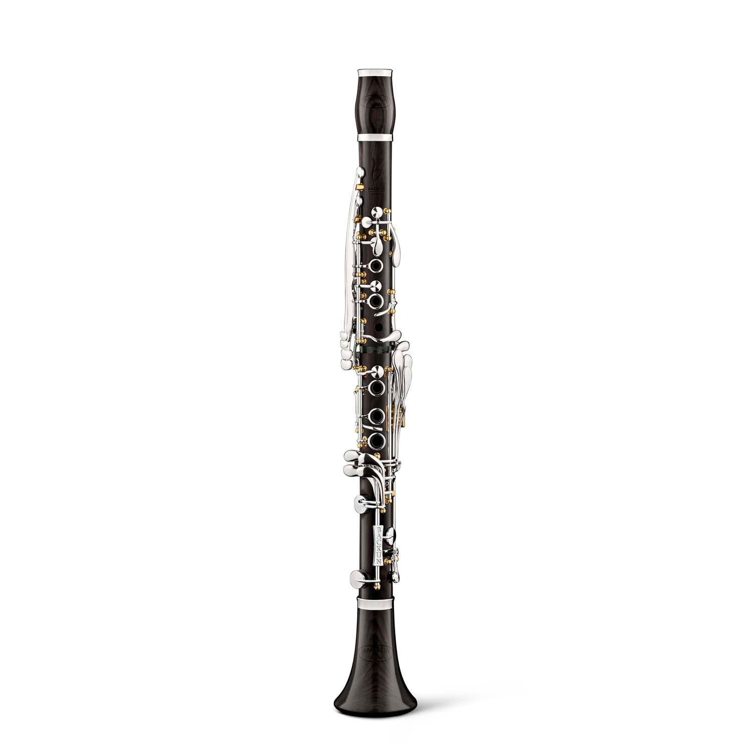 backun-bb-clarinet-essence-grenadilla-f-vent-silver-with-gold-posts-front