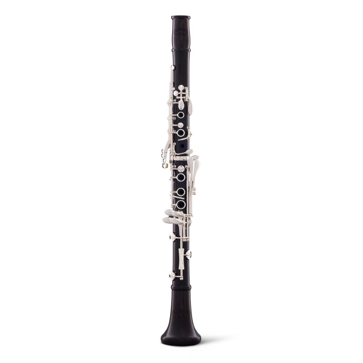 backun-bb-clarinet-protege-grenadilla-silver-front